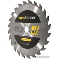 Пильный диск Hanskonner H9022-185-20/16-24