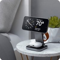 Беспроводное зарядное Satechi 3-in-1 Foldable Qi2 Wireless Charging Stand