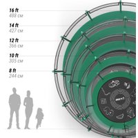 Батут Unix Line Supreme Game 8ft (зеленый)