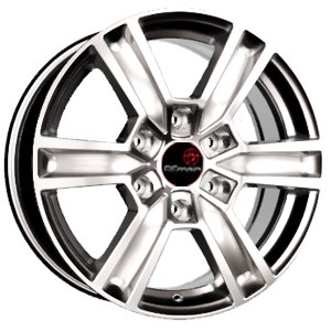 

Литые диски Vector B222 17x7.5" 6x139.7мм DIA 106.1мм ET 25мм Сильвер S