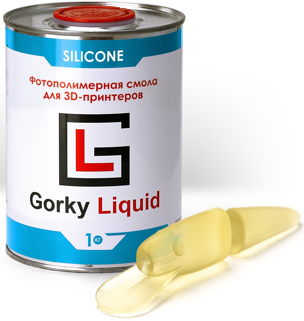 

Фотополимер Gorky Liquid Silicone 1 кг (прозрачный)