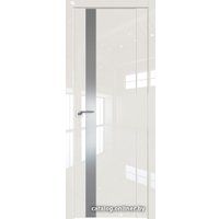 Межкомнатная дверь ProfilDoors 62L L 50x200 (магнолия люкс, стекло lacobel серебряный лак)