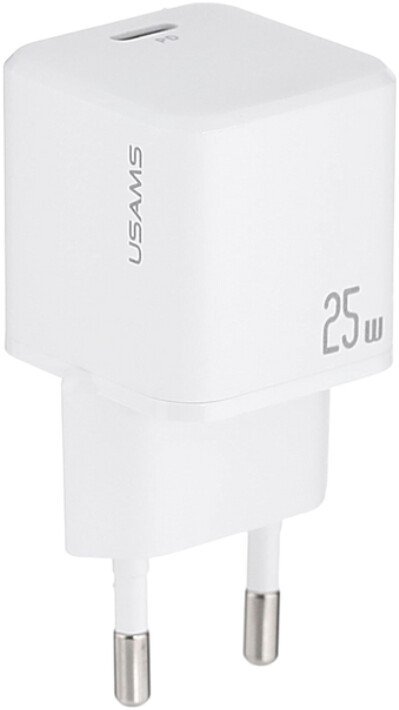 Сетевое зарядное Usams CC289 25W GaN (белый)