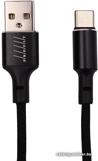 Кабель Profit QY-16 USB Type-C 1 м (черный)