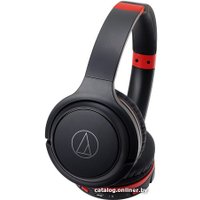 Наушники Audio-Technica ATH-S200BT (черный/красный)