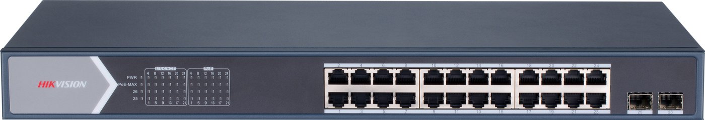 

Настраиваемый коммутатор Hikvision DS-3E1526P-SI
