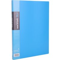 Папка для бумаг Deli Rio 5032 с файлами (голубой)