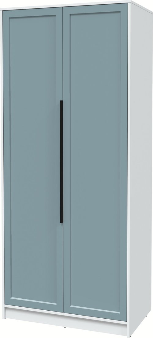 

Шкаф распашной Интерлиния Концепт Тренд КТ-Ш2 (белый платинум/океан)