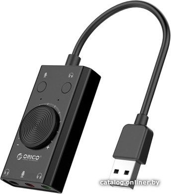 USB аудиоадаптер Orico SC2-BK
