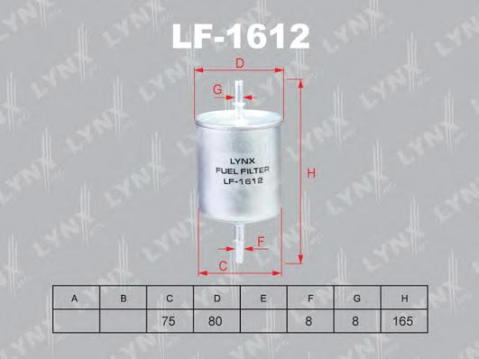 

Топливный фильтр LynxAuto LF1612