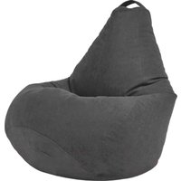 Кресло-мешок Sled Груша Комфорт плюс 160x110 (велюр, графит)