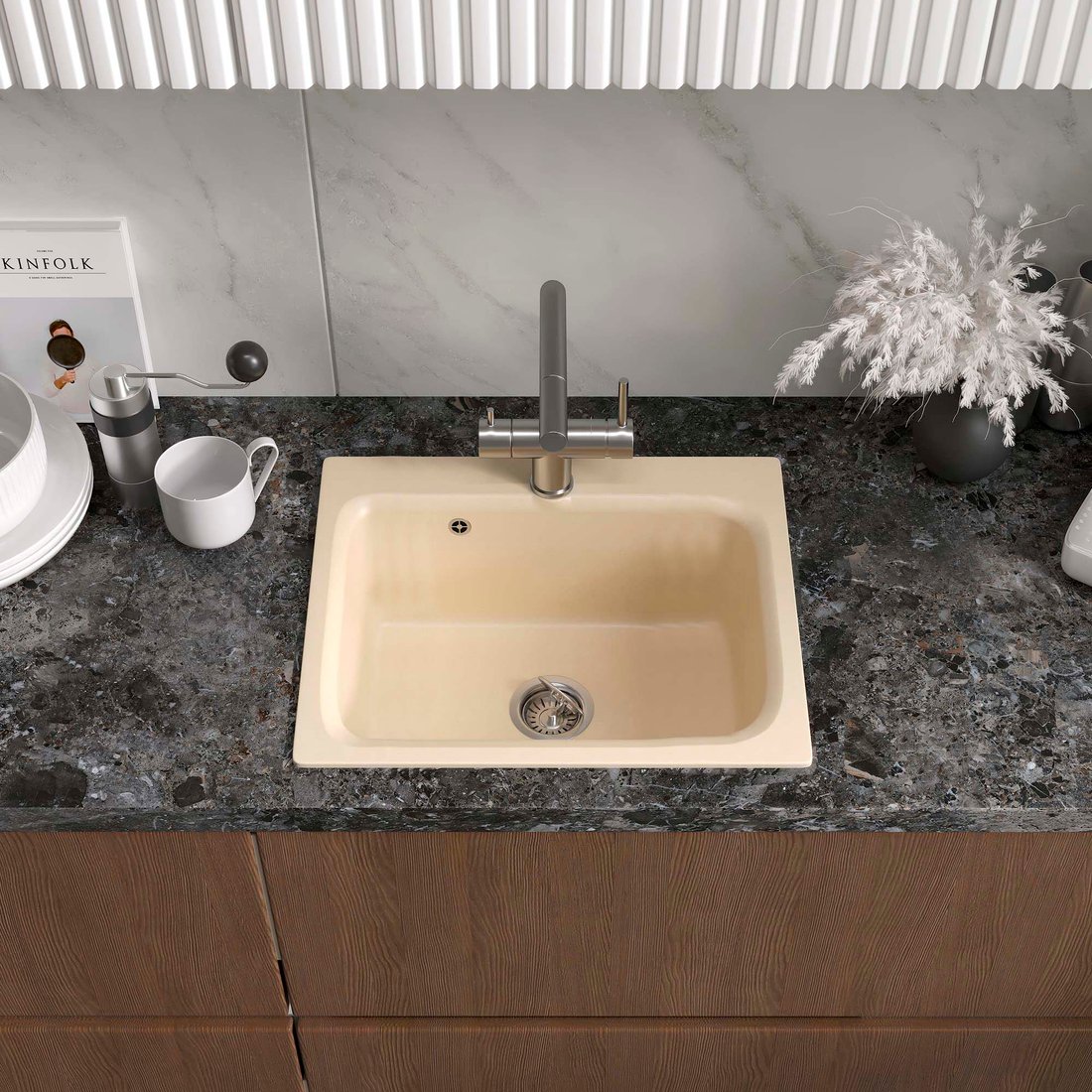 

Кухонная мойка Reflexion Optima RX0952BE