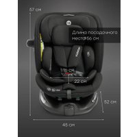 Детское автокресло Happy Baby Kidster isofix (black)
