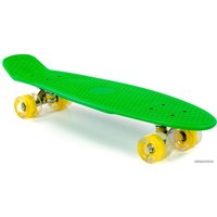 Пенниборд Полесье 89489 66 см (зеленый/желтый)