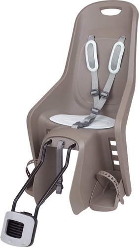 Детское велокресло Polisport Bubbly Maxi Plus 29" (brown/pastel green)