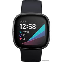 Умные часы Fitbit Sense (карбон/графитовый)
