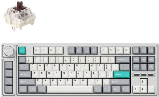 

Клавиатура Keychron Lemokey L3 RGB L3-X3-RU (Gateron Jupiter Brown)