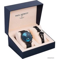 Наручные часы с украшением Paul Hewitt Breakwater Petrol Sunray PHW530042