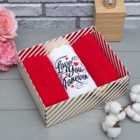 Набор полотенец Экономь и Я Love You Forever 4880087