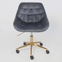 Офисное кресло AksHome Bali (темно-серый/золото)