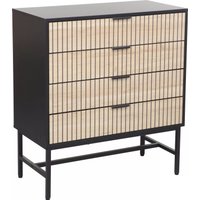 Комод Signal MAGO K2 (дуб/черный мат)