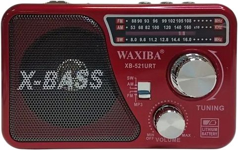 

Радиоприемник Waxiba XB-521URT (красный)