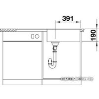 Кухонная мойка Blanco Metra XL 6 S-F (белый) [516522]