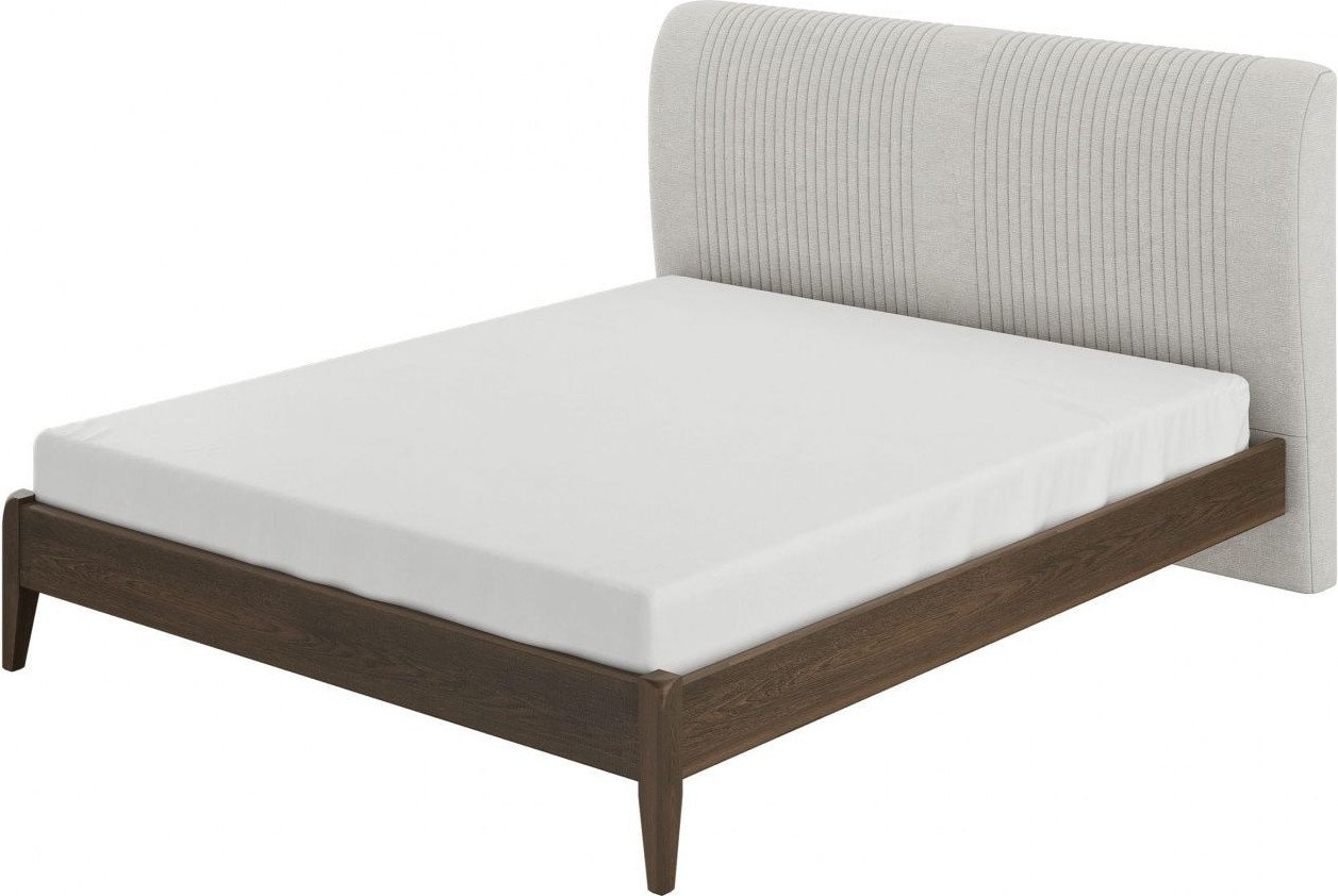 

Кровать Bravo Мебель Джали Полоса 180х200 (перламутровый/дуб коньяк)