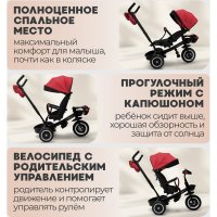 Детский велосипед Bubago Dragon BG 161-3 (темно-серый)