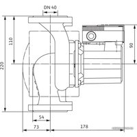 Циркуляционный насос Wilo TOP-S40/4