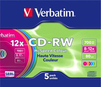 Verbatim 700Mb 12x 43167 (5 шт.)