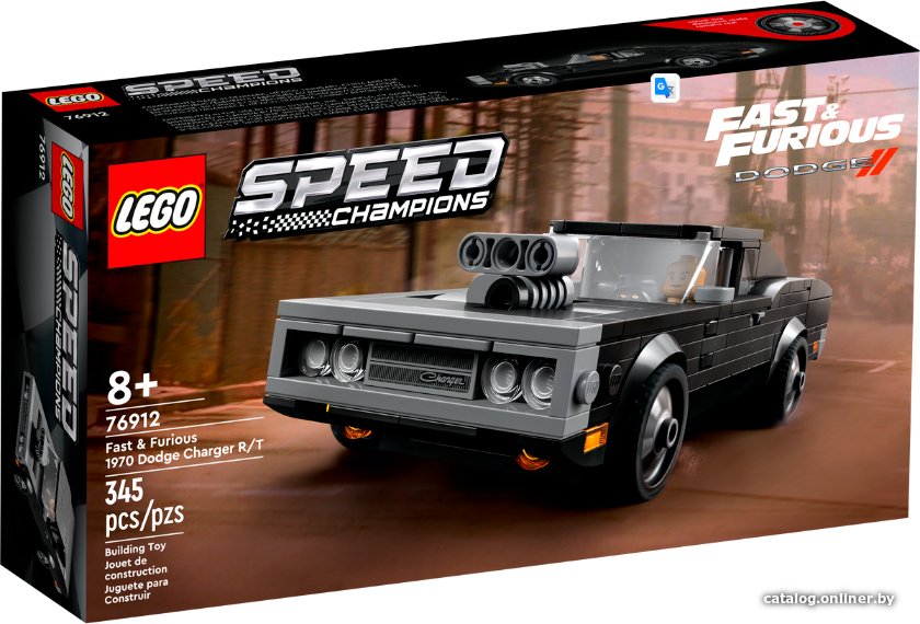 Конструктор LEGO Speed Champions 76912 Fast & Furious 1970 Dodge Charger R/T