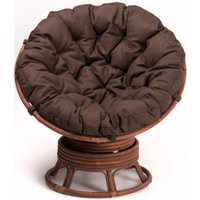 Кресло Calamus Rotan Papasan 23/01B (коричневый/коричневый)