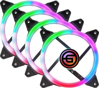 Комплект вентиляторов для корпуса Ginzzu 12RR4 (4 шт.)