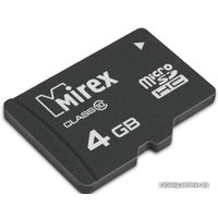 Карта памяти Mirex microSDHC 13612-MC10SD04 4GB