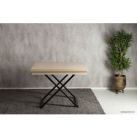 Стол-трансформер Levmar Cross D68/S53 (дуб шамони светлый/черный)