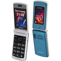 Кнопочный телефон Maxvi E28 (голубой)