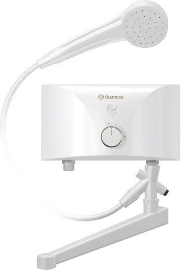 Проточный электрический водонагреватель кран+душ Thermex Rind 5500 Combi