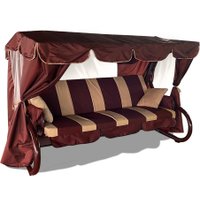 Садовые качели LetoLux Капри (бордовый)