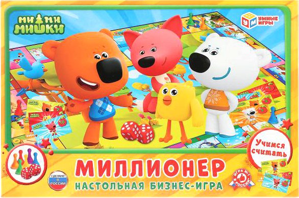 

Настольная игра Умные игры Миллионер. Ми-ми-мишки 4690590210062