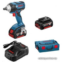 Гайковерт Bosch GDS 18 V-EC 250 Professional (два аккумулятора 4 А*ч)