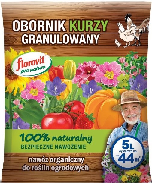

Удобрение Florovit Pro Помет куриный гранулированный (5 л)