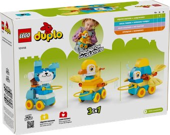Конструктор LEGO Duplo Животные на колесах 3в1 10448
