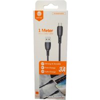 Кабель Vipfan X05 USB Type-A -microUSB (1 м, черный)