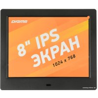 Цифровая фоторамка Digma PF-843 (черный) в Солигорске