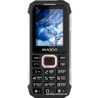 Кнопочный телефон Maxvi T2 (черный)