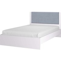 Кровать Аквилон Акцент №1200М (белое сияние/веллюкс 49)