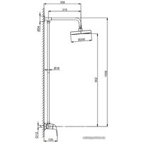 Душевая система  FRAP F2426