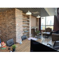 Декоративный кирпич Подворье Феодал Кирпич Мирский угловой (белый)