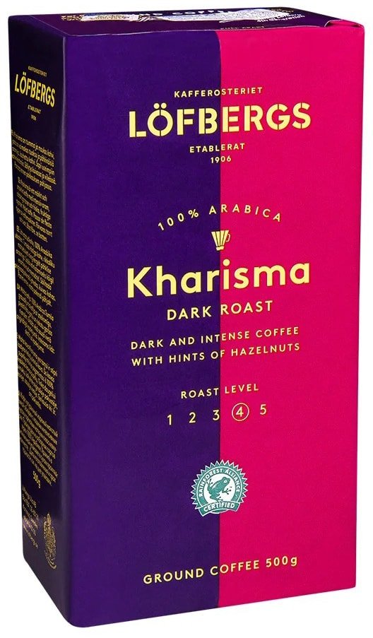 

Кофе Lofbergs Kharisma молотый 500 г